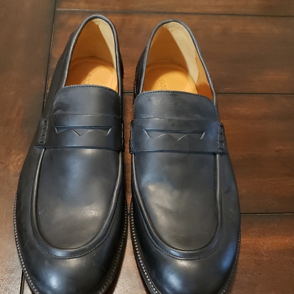 Rodd & Gunn Leather Penny Loafers Men's Size 44 US 11 Black